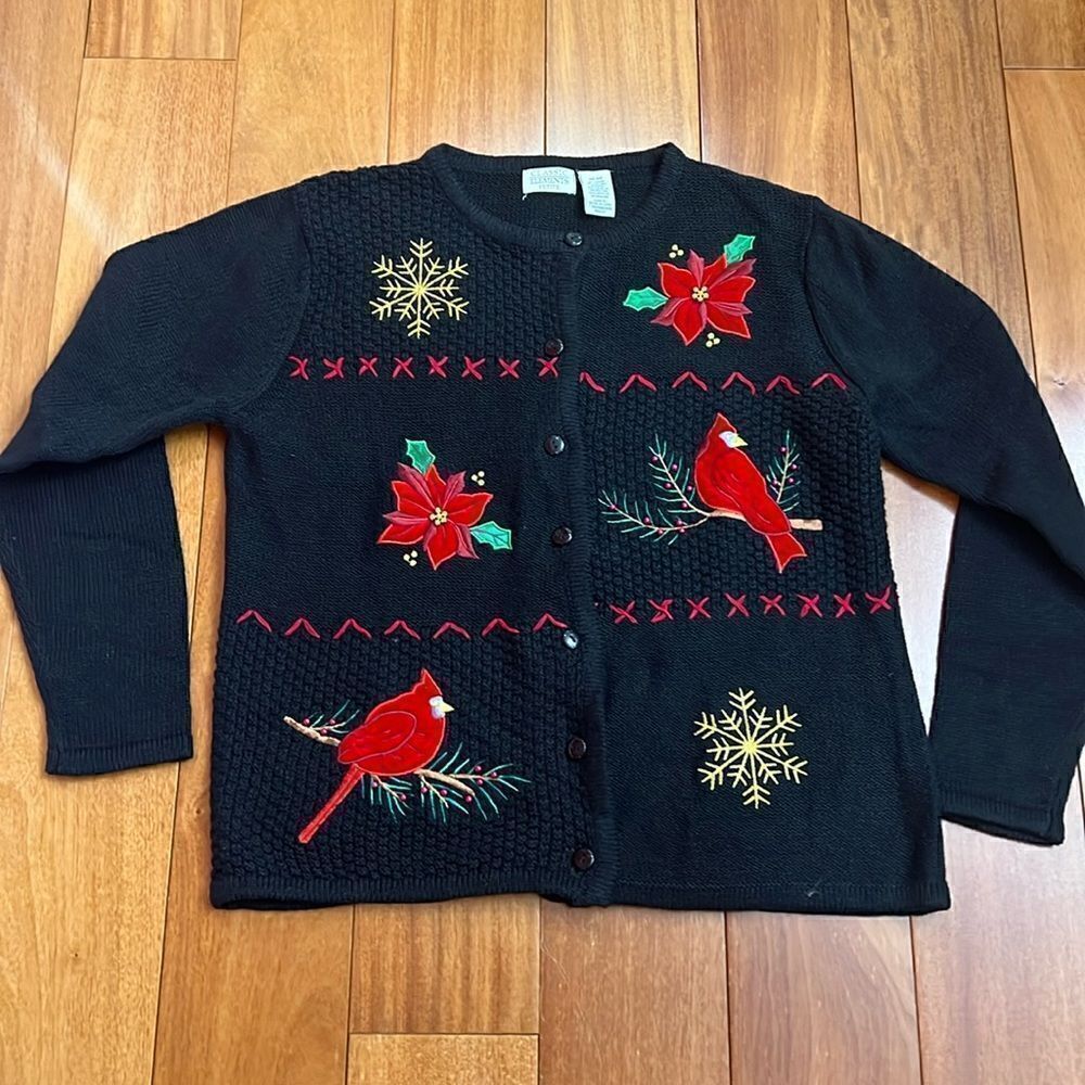 Classic Elements Vintage 90s/Y2K Christmas ugly Sweater size MP‎